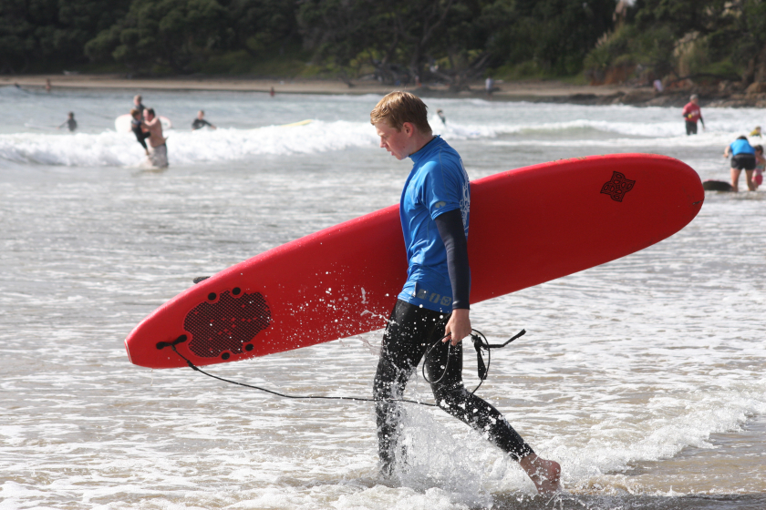 Auszeit Neuseeland Surfen