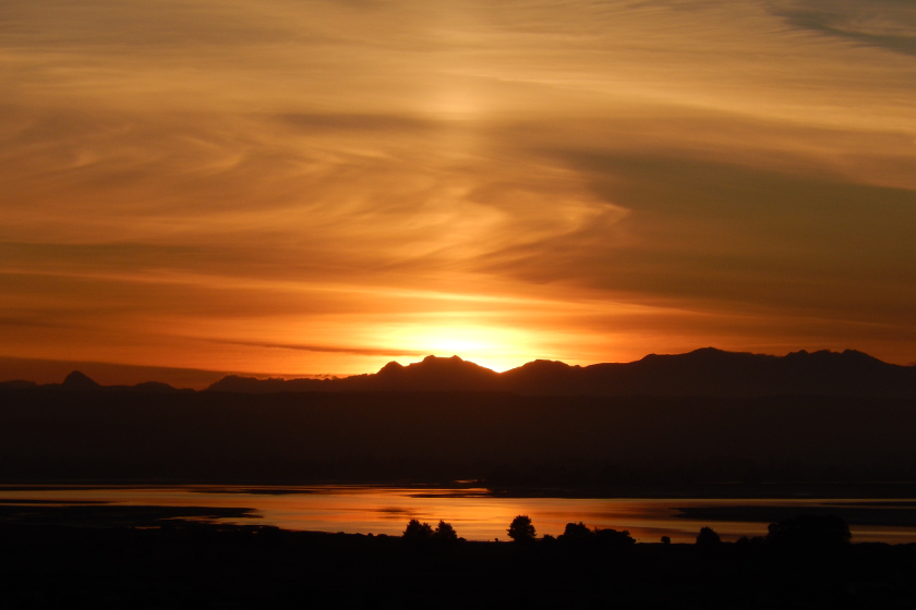 Auszeit Neuseeland Sonnenuntergang