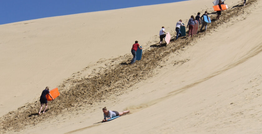 Auszeit Neuseelnd Sandboarding
