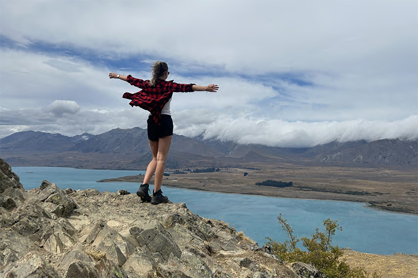 Vanessa in Neuseeland