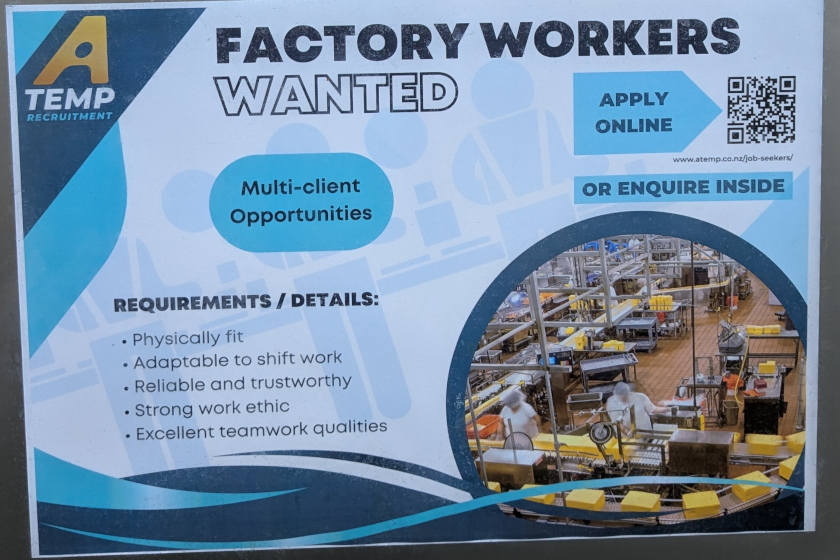 Factory Workers Wanted