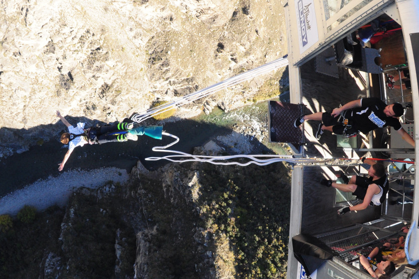 Auszeit Neuseeland Queenstown Bungeespringen